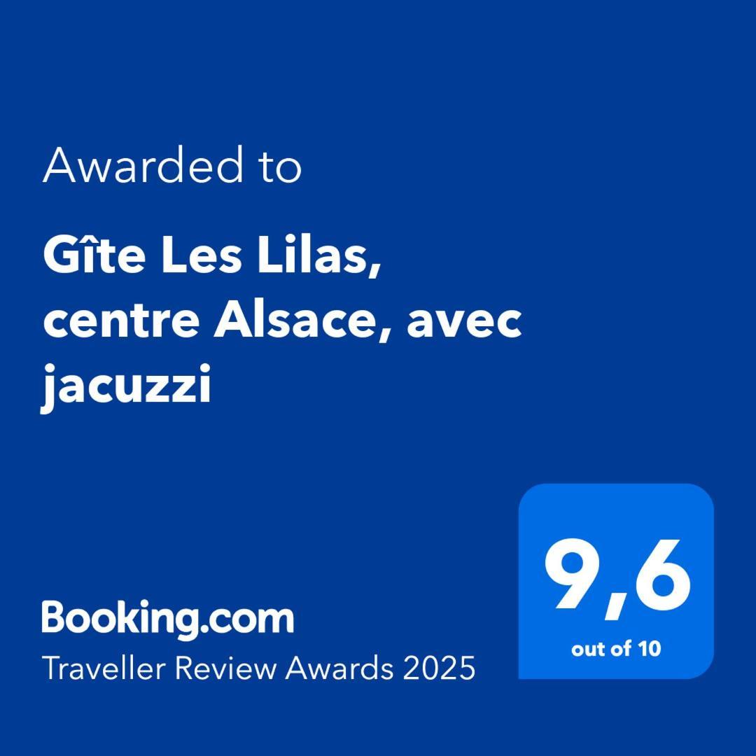 Gite Les Lilas, Centre Alsace, Avec Jacuzzi Mackenheim Екстериор снимка